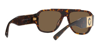 Versace VE 4436U men Havana Visor Sunglasses