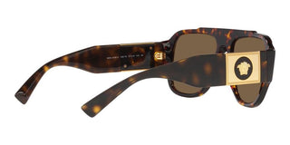 Versace VE 4436U men Havana Visor Sunglasses