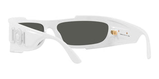 Versace VE 4446 men White Visor Sunglasses