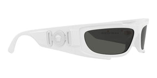 Versace VE 4446 men White Visor Sunglasses