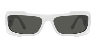 Versace VE 4446 men White Visor Sunglasses