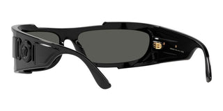 Versace VE 4446 men Black Visor Sunglasses