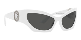 Versace VE 4450 women White Cat Eye Sunglasses