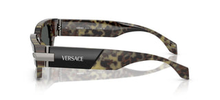 Versace VE 4465 men Havana Rectangle Sunglasses