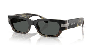 Versace VE 4465 men Havana Rectangle Sunglasses