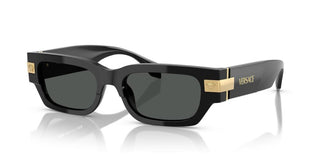 Versace VE 4465 men Black Rectangle Sunglasses