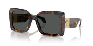 Versace VE 4467U women Havana Oversize Sunglasses