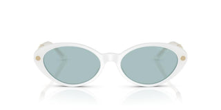 Versace VE 4469 women White Oval Sunglasses