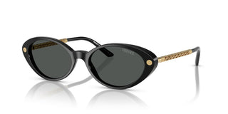 Versace VE 4469 women Black Oval Sunglasses