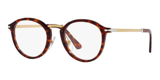 Persol VICO PO 3309V unisex Havana Round Eyeglasses