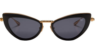 Valentino VIII women Black Cat Eye Sunglasses