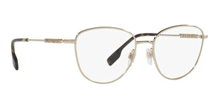 Burberry VIRGINIA BE 1376 women Gold Cat Eye Eyeglasses