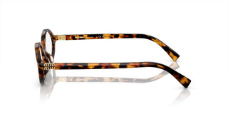 Miu Miu VMU 01XV women Havana Geometric Eyeglasses