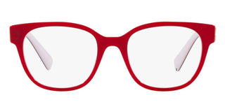 Miu Miu VMU 02VV women Red Geometric Eyeglasses