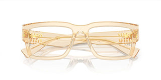 Miu Miu VMU 02XV women Orange Geometric Eyeglasses