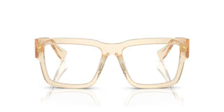 Miu Miu VMU 02XV women Orange Geometric Eyeglasses