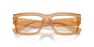 Miu Miu VMU 02XV women Yellow Geometric Eyeglasses