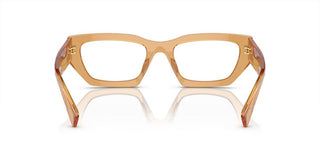 Miu Miu VMU 03XV women Yellow Geometric Eyeglasses