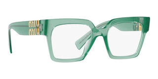 Miu Miu VMU 04UV women Green Squared Eyeglasses