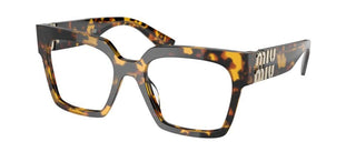 Miu Miu VMU 04UV women Havana Squared Eyeglasses