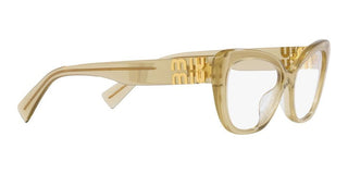 Miu Miu VMU 05VV women Yellow Squared Eyeglasses