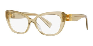 Miu Miu VMU 05VV women Yellow Squared Eyeglasses