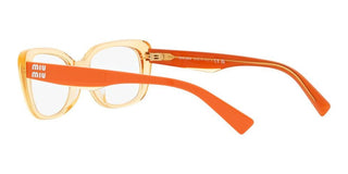 Miu Miu VMU 07VV women Orange Squared Eyeglasses