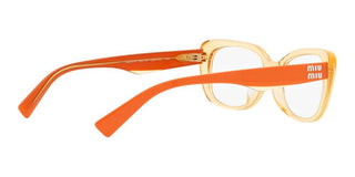 Miu Miu VMU 07VV women Orange Squared Eyeglasses