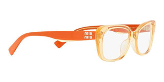 Miu Miu VMU 07VV women Orange Squared Eyeglasses