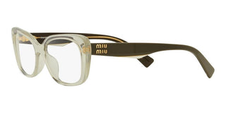 Miu Miu VMU 07VV women Green Squared Eyeglasses