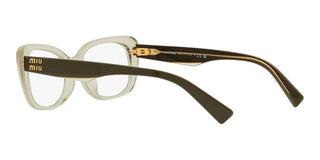 Miu Miu VMU 07VV women Green Squared Eyeglasses