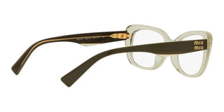 Miu Miu VMU 07VV women Green Squared Eyeglasses