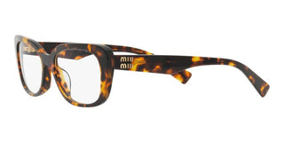 Miu Miu VMU 07VV women Havana Squared Eyeglasses