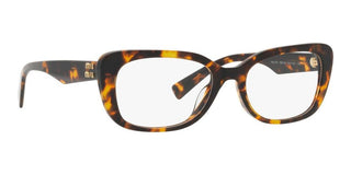 Miu Miu VMU 07VV women Havana Squared Eyeglasses