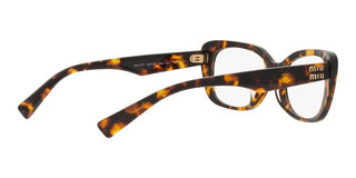 Miu Miu VMU 07VV women Havana Squared Eyeglasses