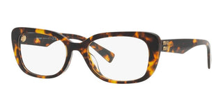 Miu Miu VMU 07VV women Havana Squared Eyeglasses