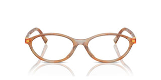 Miu Miu VMU 09XV women Havana Geometric Eyeglasses