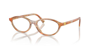 Miu Miu VMU 09XV women Havana Geometric Eyeglasses