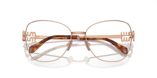 Miu Miu VMU 50XV women Rose gold Geometric Eyeglasses