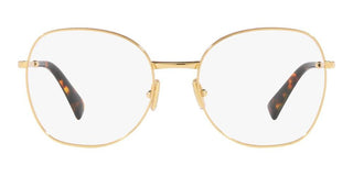 Miu Miu VMU 52VV women Gold Squared Eyeglasses