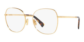 Miu Miu VMU 52VV women Gold Squared Eyeglasses