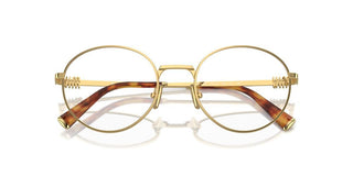 Miu Miu VMU 52XV women Gold Round Eyeglasses