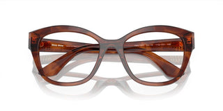 Miu Miu VMU 05XV women Brown Squared Eyeglasses