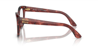 Miu Miu VMU 05XV women Red Squared Eyeglasses