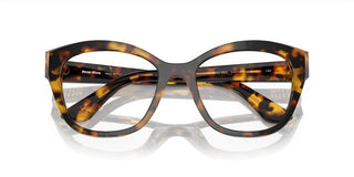 Miu Miu VMU 05XV women Havana Squared Eyeglasses