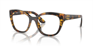 Miu Miu VMU 05XV women Havana Squared Eyeglasses