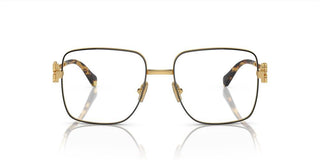 Miu Miu VMU 51XV women Gold Squared Eyeglasses