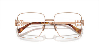 Miu Miu VMU 51XV women Rose gold Squared Eyeglasses