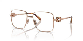 Miu Miu VMU 51XV women Rose gold Squared Eyeglasses