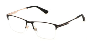 Police VPLN18 unisex Black Geometric Eyeglasses